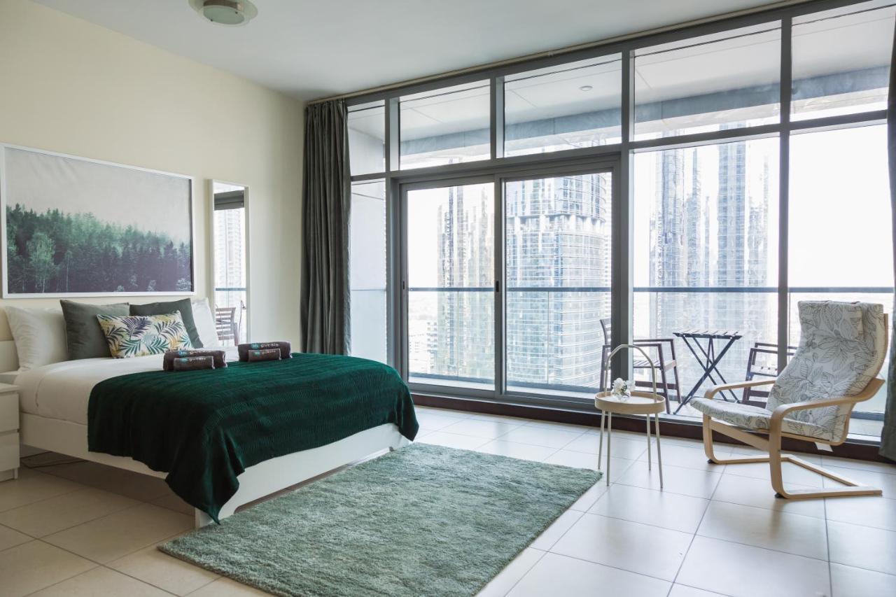 迪拜Higuests - Cozy Studio With Panoramic Views On The Lake公寓 外观 照片